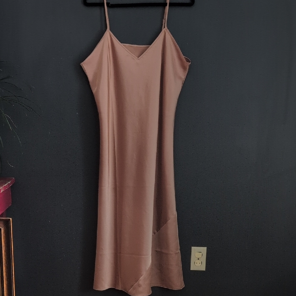 Knix Gold Slip Dress